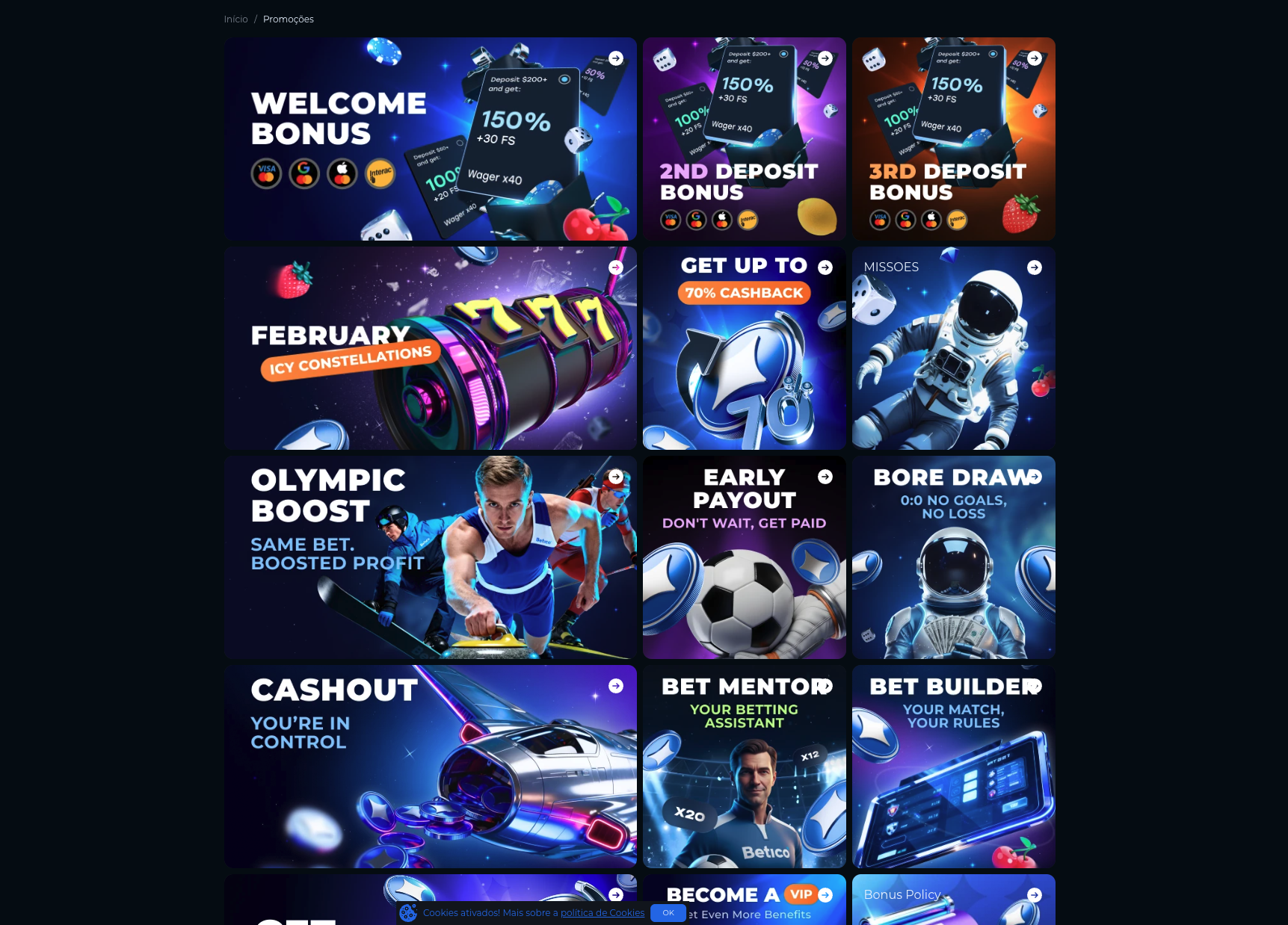 Betico Casino Bónus