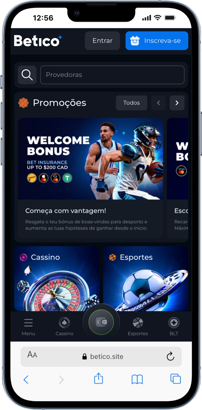 Betico Casino mobile