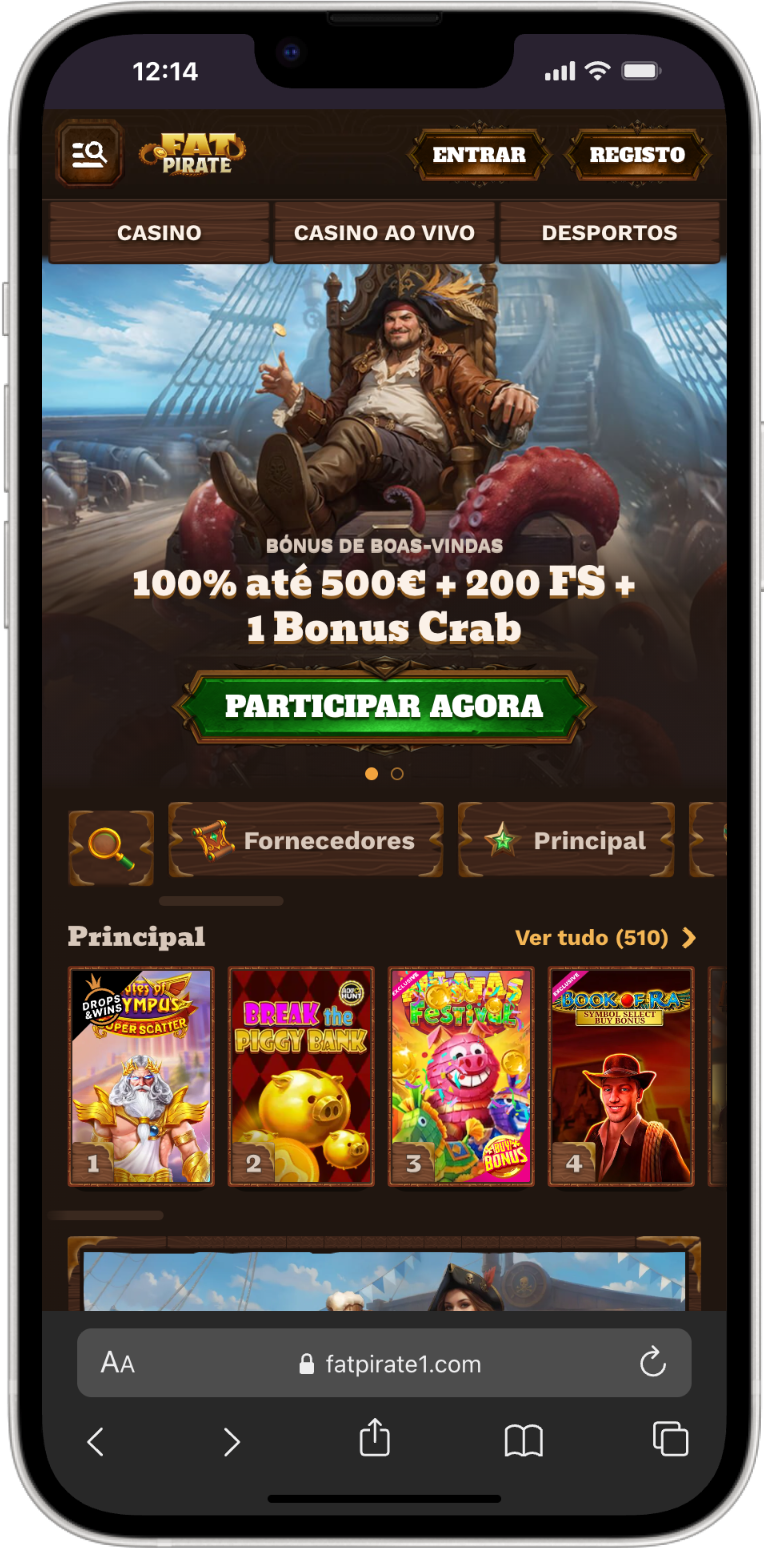 FatPirate Casino mobile