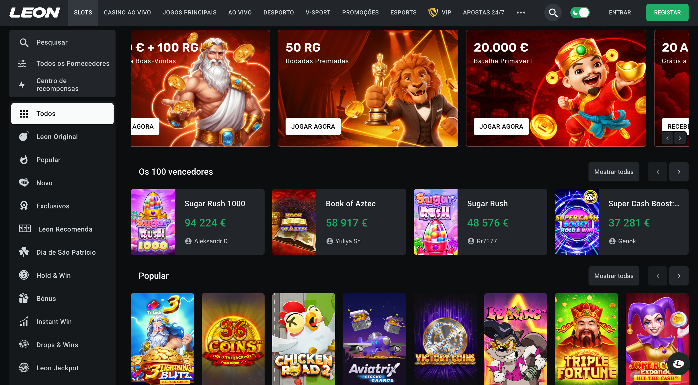 Leon Casino site official