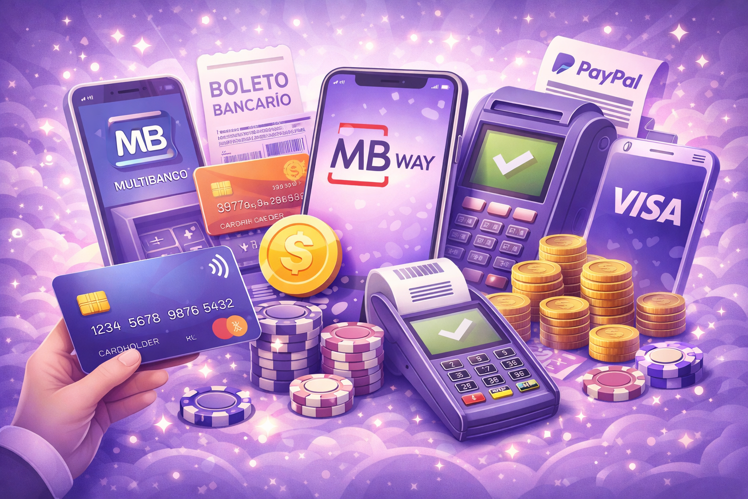 Métodos de pagamento disponíveis em casinos online com depósito mínimo de 20 euros em Portugal