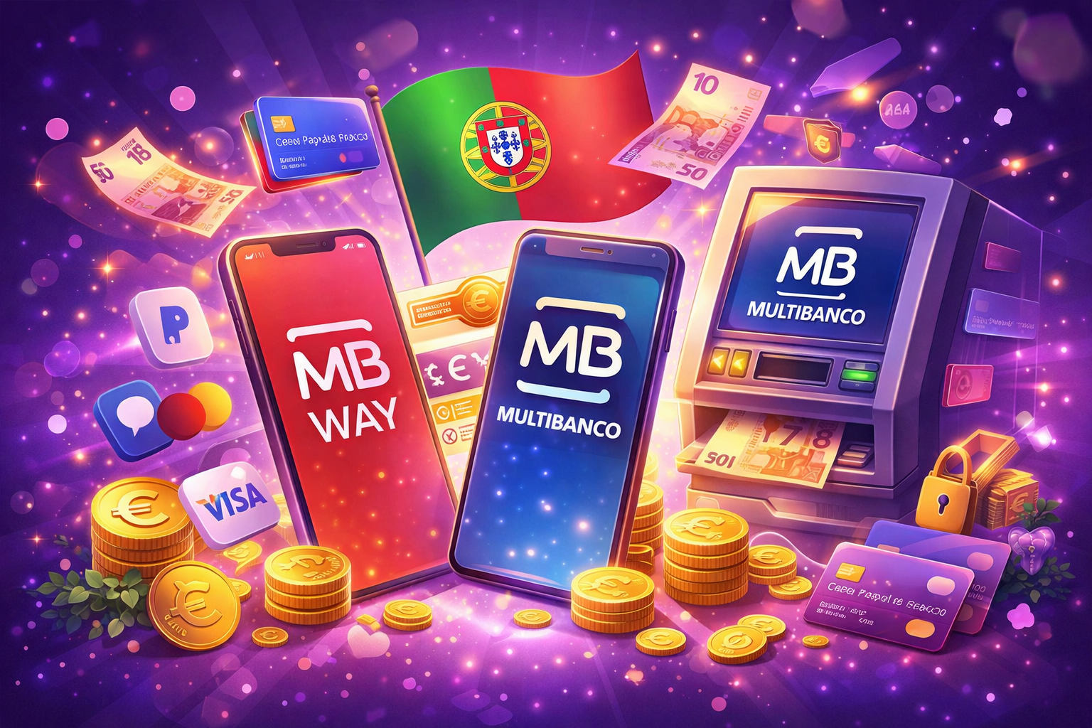 Métodos de pagamento do casino