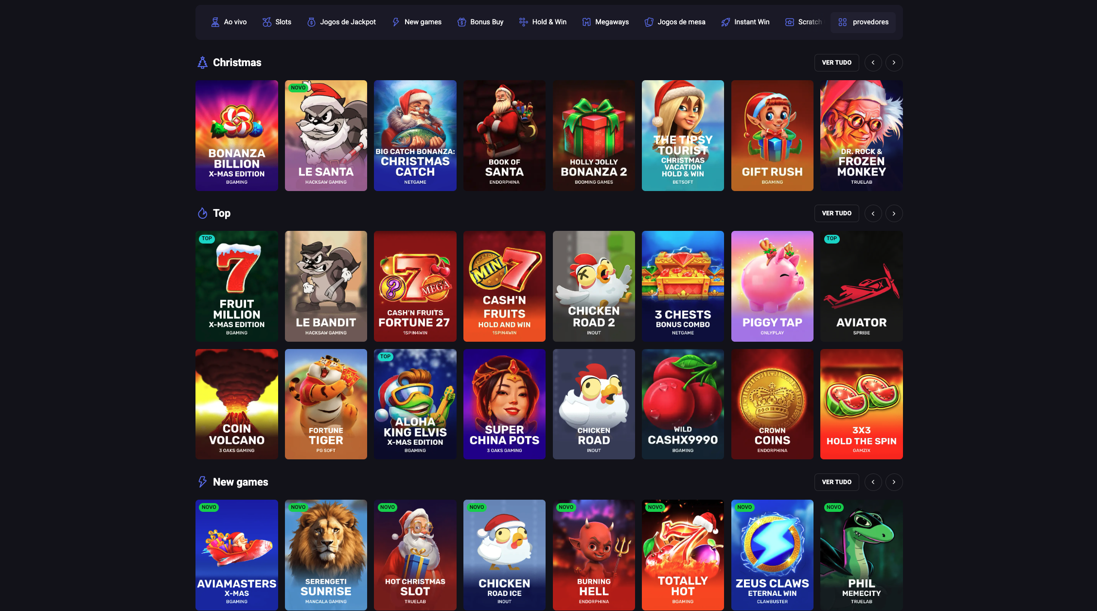 SpinAura Casino Jogos