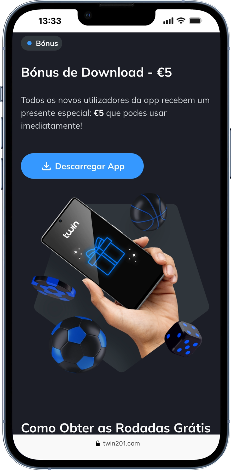aplicação Twin Casino Android