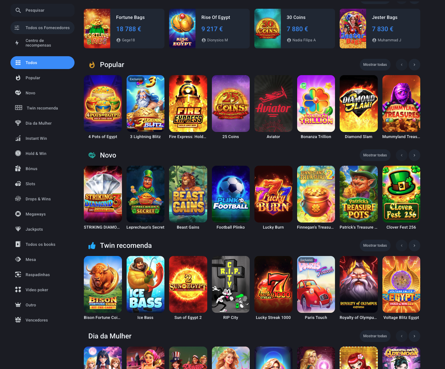 Slots Twin Casino Portugal