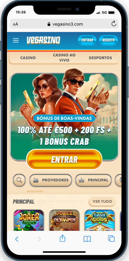 Vegasino Casino Móvel Vegasino Casino mobile