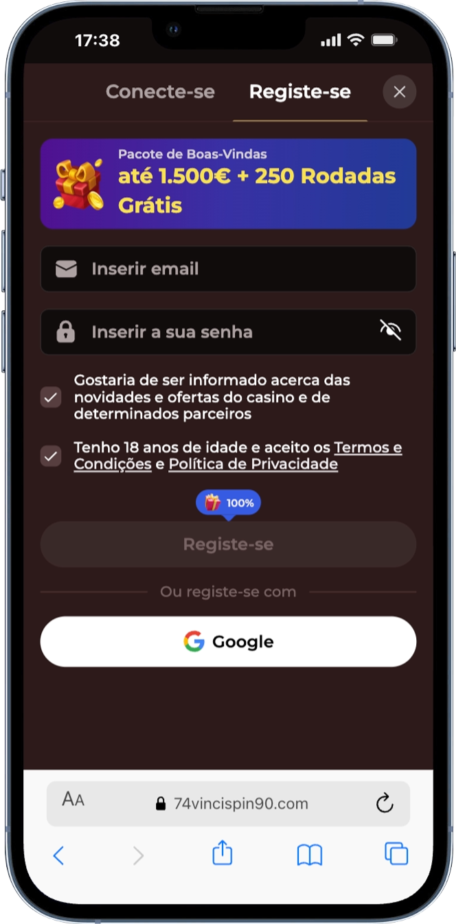 VinciSpin Casino registo