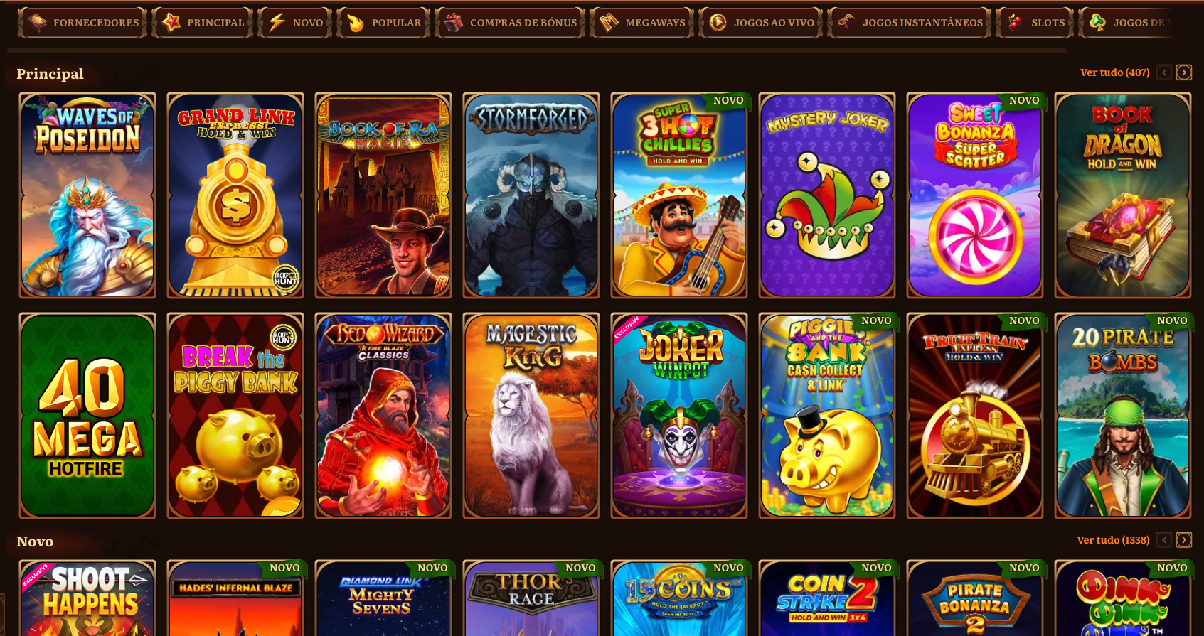 WildRobin Casino Jogos