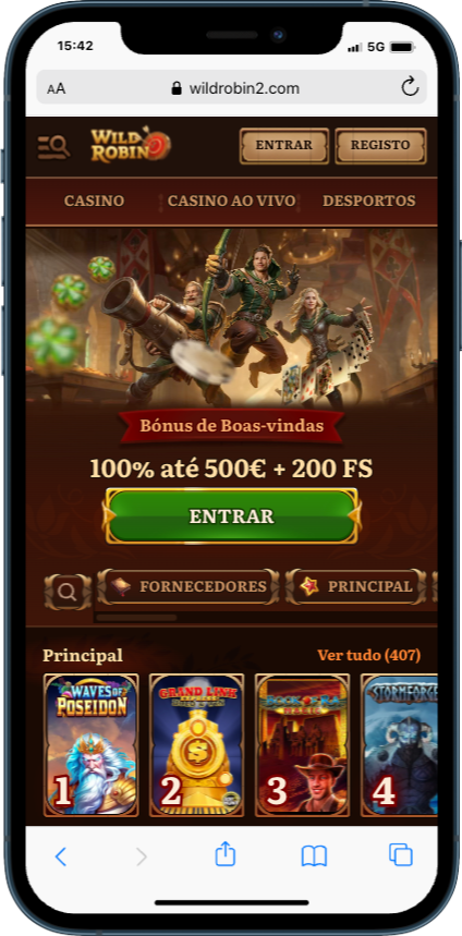 WildRobin Casino mobile