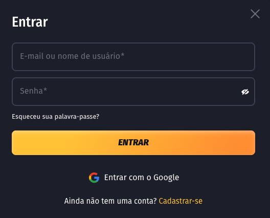 WinShark Casino login