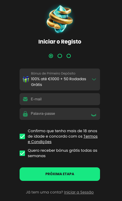 Zip Casino Online registo